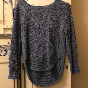 Sweater with scooped back